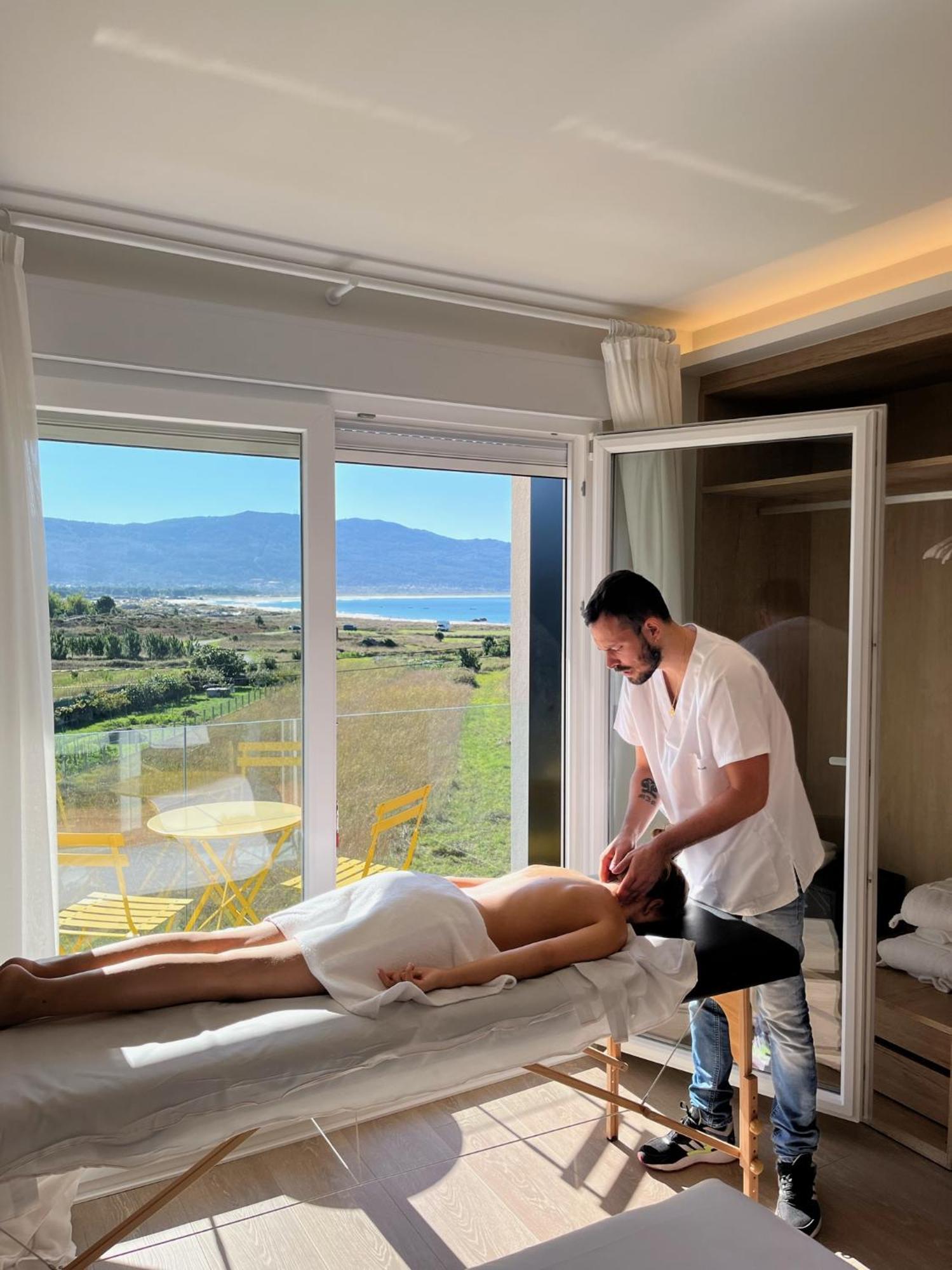 Hotel Spa Meiga Do Mar Caldebarcos Dış mekan fotoğraf